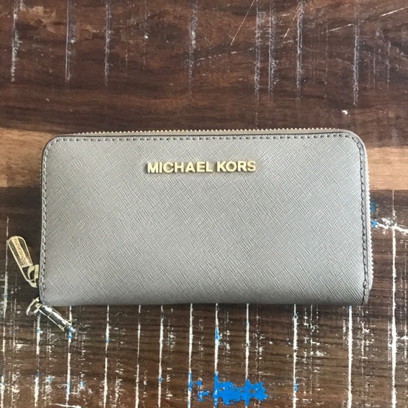 Michael Kors Handbags - Micheal Kors wristlet wallet - dark dune